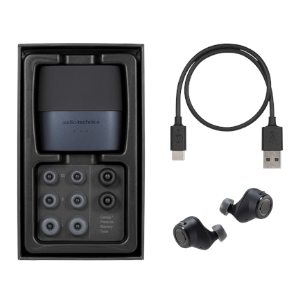 Audio Technica ATH-ANC300TW Bluetooth Czarne