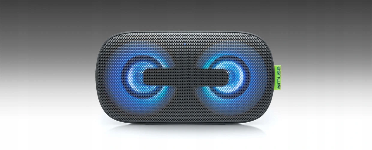 Muse Speaker M-370 DJ 2X3W Portable - Black  