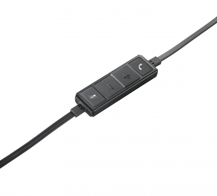 Logitech H650e Zestaw Słuchawkowy Stereo USB Czarny