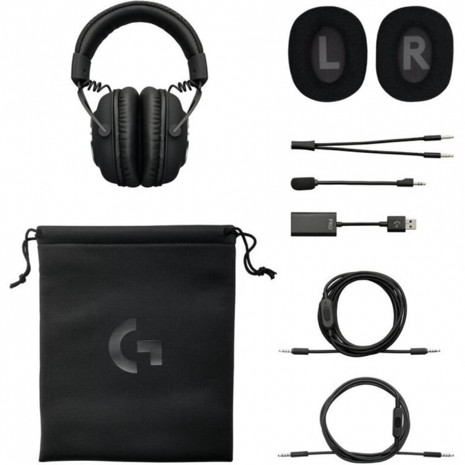 Logitech G PRO X Gaming-Headset Black