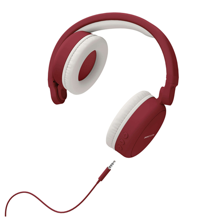 Energy Sistem Headphones 2 Headband On-Ear  Bluetooth  Ruby Red  Wireless