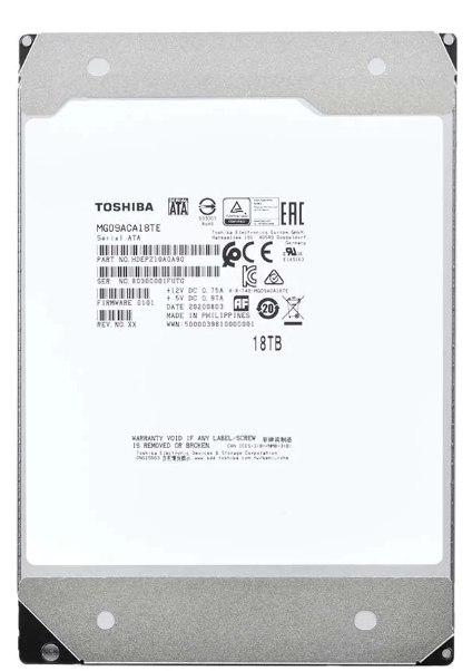 Toshiba Enterprise 18TB HDD 3.5" SATA III 