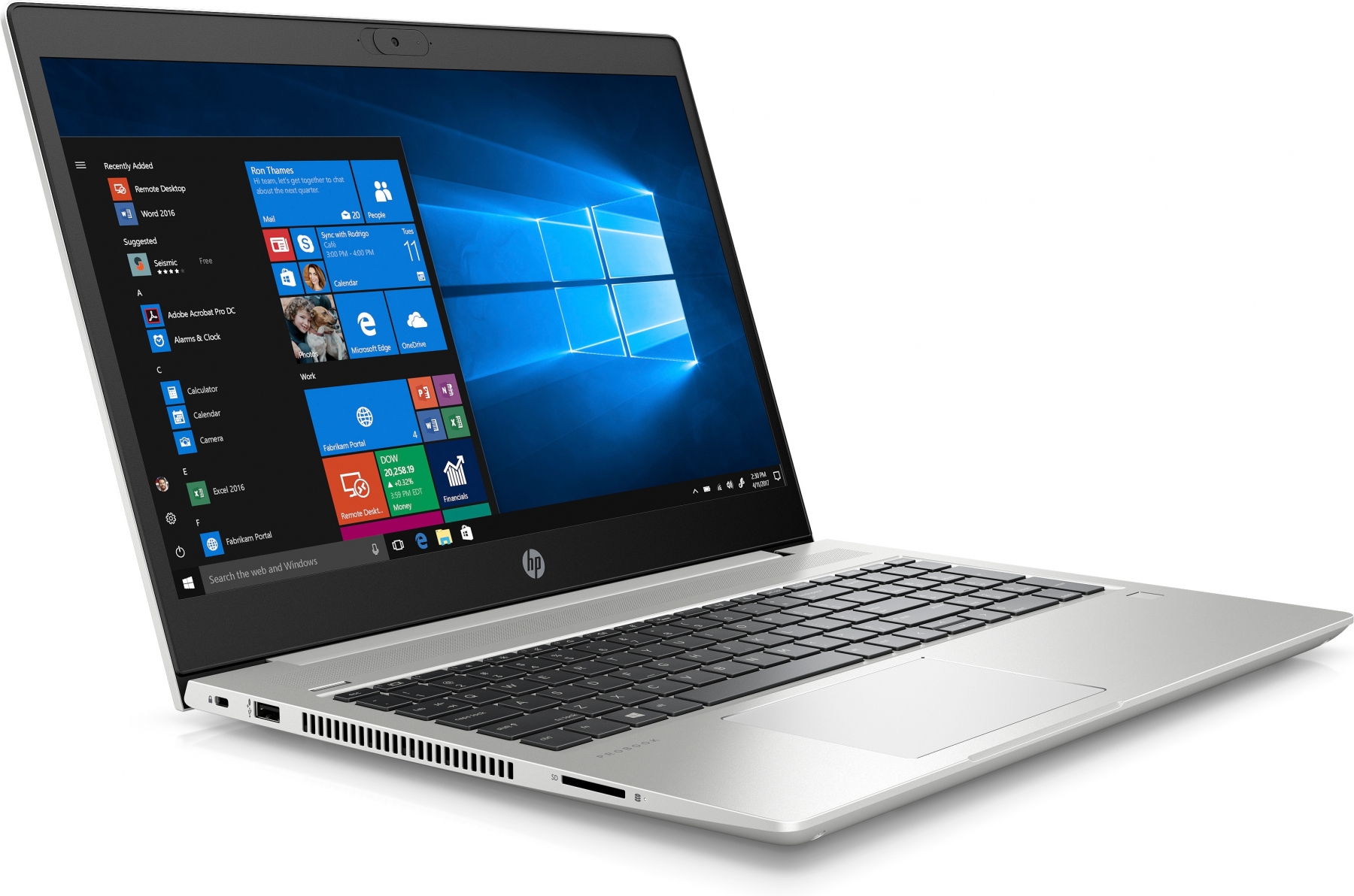 HP ProBook 455 G7 QctaCore Ryzen R7 4700U 15 6"FHD 250nit IPS 16GB_3200MHz SSD512 Radeon RX Vega 7 ALU BLK 45Wh W10Pro 3Y OnSite Pike Silver