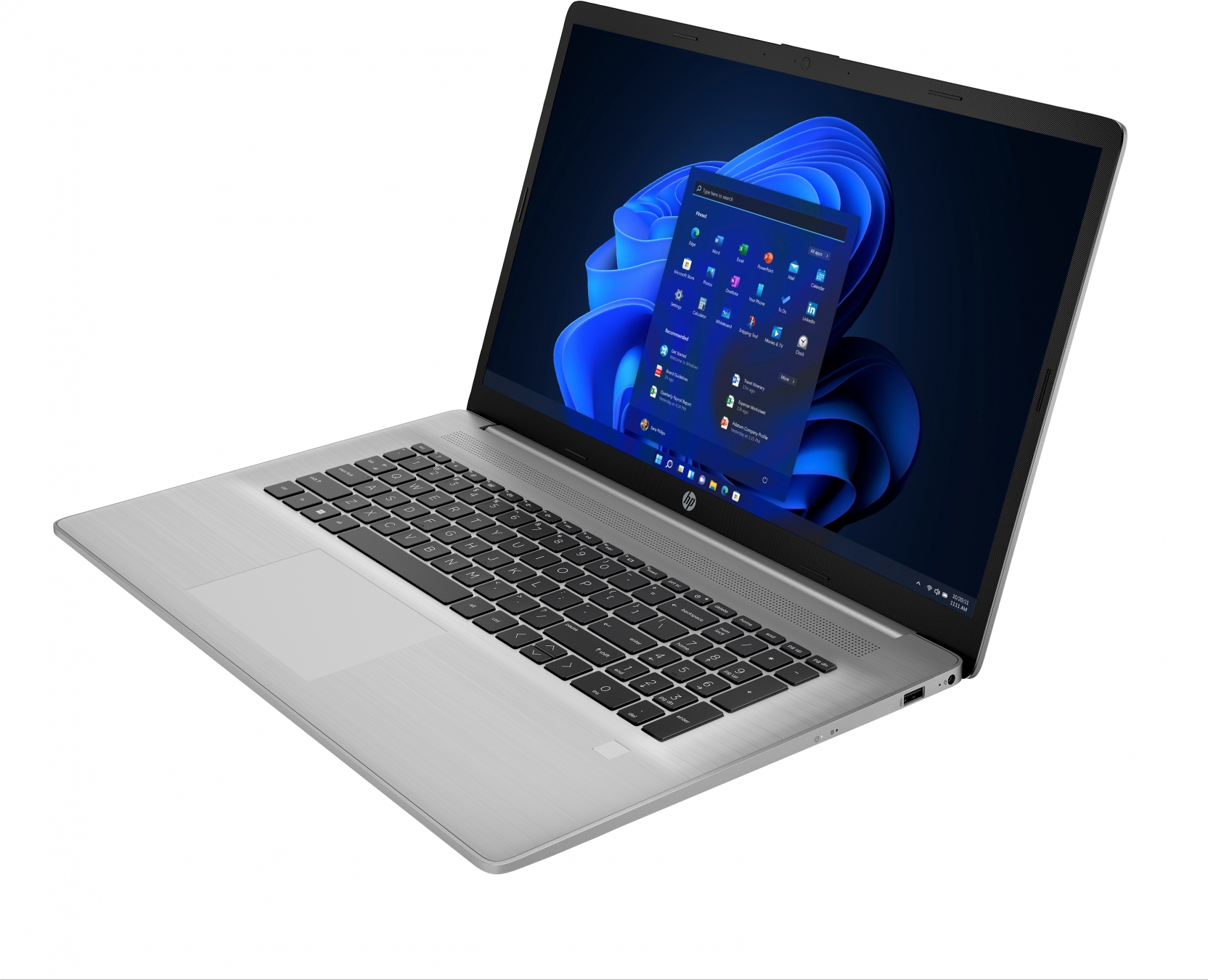 HP ProBook 470 G8 i5-1135G7 17 3"FHD AG 300nit IPS 16GB_3200MHz SSD512 IrisXe ALU BLK FPR 41Wh W10Pro 3Y OnSite Silver Aluminium