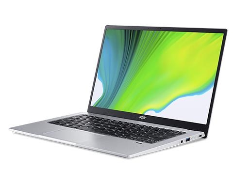 Notebook|ACER|Swift 1|SF114-34-P35H|CPU N6000|1100 MHz|14"|1920x1080|RAM 8GB|DDR4|SSD 256GB|Intel UHD Graphics|Integrated|ENG|Windows 10 Home|Pure Silver|1.3 kg|NX.A77EL.003