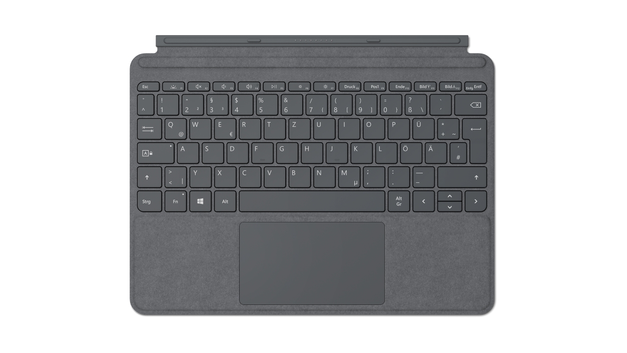 Microsoft Surface Go2 Go3 Signature Type Cover Grey