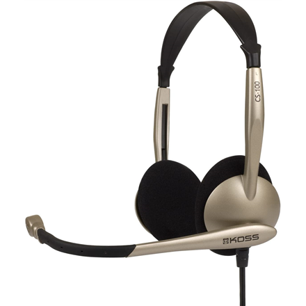 Koss Headphones CS100USB Wired On-Ear Microphone USB Type-A