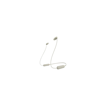 Sony WI-C100 Wireless In-Ear Headphones  Beige