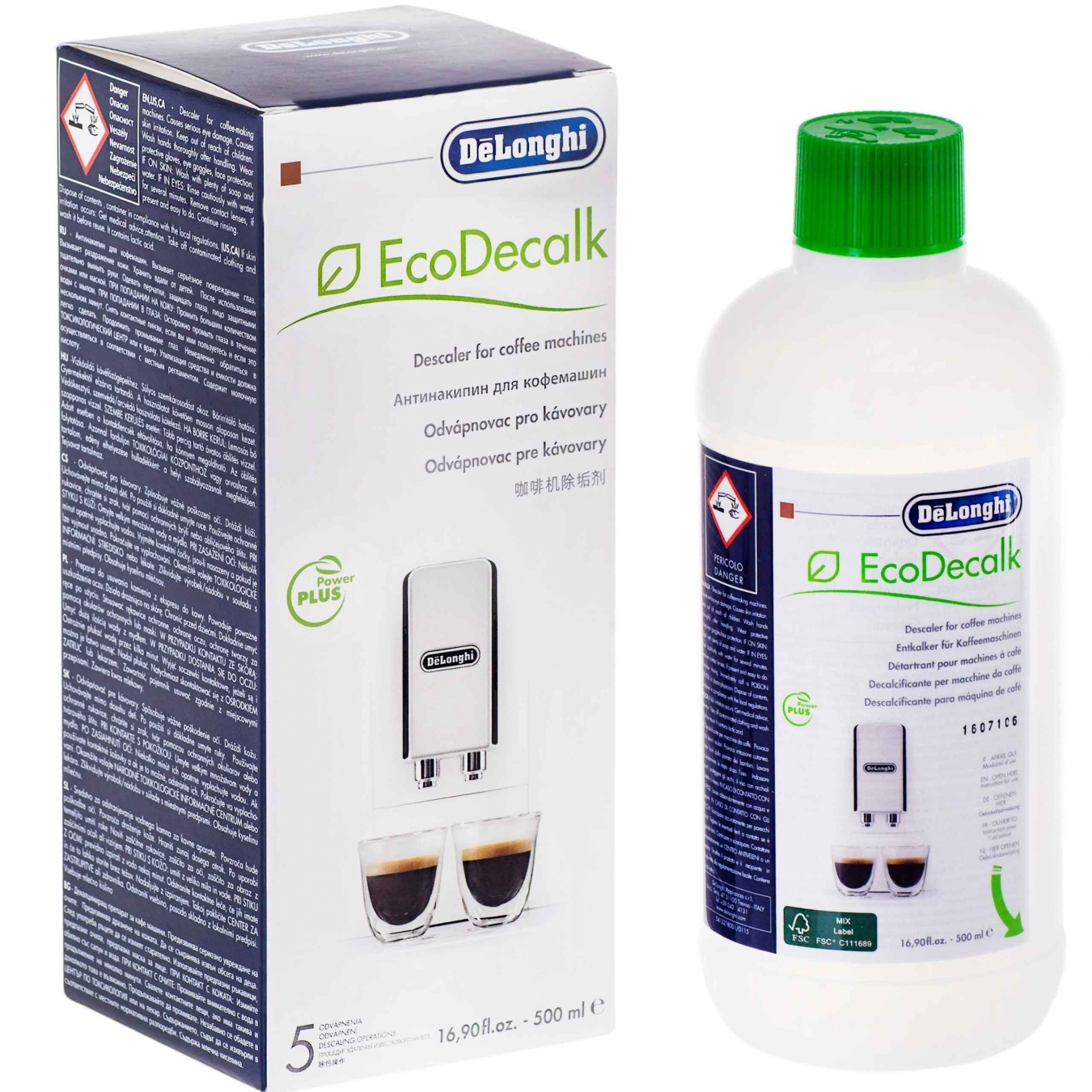 Zestaw DeLonghi EcoDecalc + DLS C002