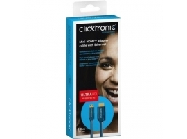 Clicktronic 70322 Mini-HDMI™ cable with Ethernet 2m