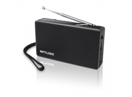 Muse M-030R Black  2-band portable radio