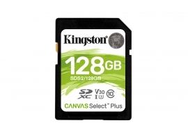 Kingston Canvas Select Plus 128GB SDXC 100R C10