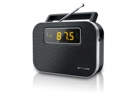 Muse M-081R Black  Alarm function  2-band PLL portable radio