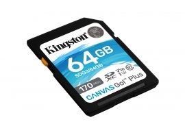 Kingston Canvas Go Plus 64GB SDXC 170R C10