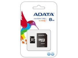 Adata Micro SDHC 8GB Class 4 + Adapter