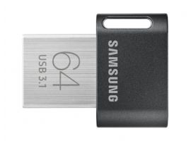 Samsung FIT Plus MUF-64AB APC 64 GB  USB 3.1  Black Silver