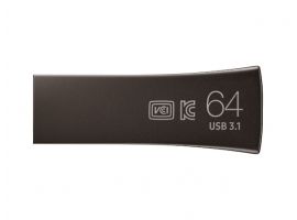 SAMSUNG Bar Plus 64GB USB 3.1 Flash Drive in Grey MUF-64BE4 APC