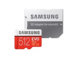 Samsung microSD Card Evo Plus 512 GB MicroSDXC Flash memory class 10 SD adapter
