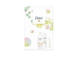 ZESTAW prezentowy Dove ECO2 Nourishing Silk żel pod prysznic + deozodorant