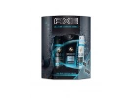 ZESTAW prezentowy AXE GIFT2 Collision Leather & Cookies - dezodorant 150ml + antyperspirant 150ml + żel pod prysznic 250ml