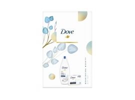 ZESTAW prezentowy Dove ECO1 Deeply Nourishing - żel pod prysznic 250ml + kostka myjąca 100g