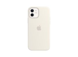 Apple iPhone 12 12 Pro Silicone Case with MagSafe - White