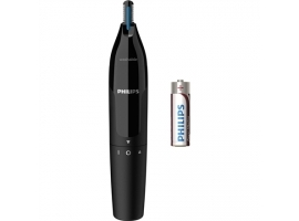 Philips Nose and Ear Trimmer NT1650 16 Wet & Dry  Black  Cordless