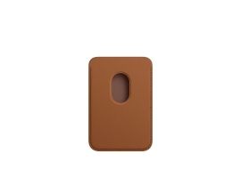 Apple iPhone Leather Wallet with MagSafe Saddle Brown