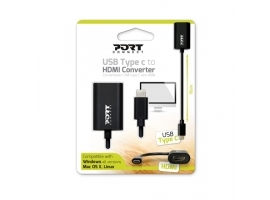 PORT CONNECT USB Type-C to HDMI Converter HDMI Type-C