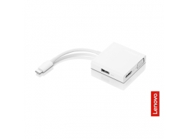 Lenovo USB-C 3-in-1 Travel Hub Power Adapter  VGA  HDMI  USB 3.0