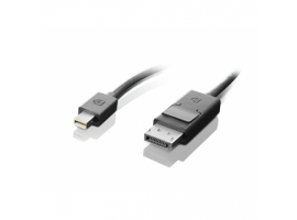 Lenovo mini-DisplayPort to DisplayPort Black Cable 2 m