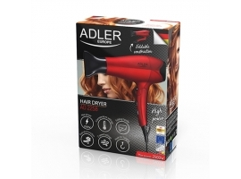 Adler Hair Dryer AD 2258 Foldable handle  2100 W  Red