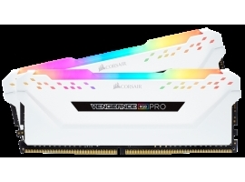 CORSAIR Vengeance RGB PRO Pamięć DDR4 16GB 2x8GB 3600MHz CL18 1.35V Biała