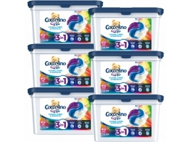 ZESTAW 6X Coccolino Care kapsułki do prania tkanin kolorowych 18 prań