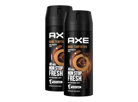 ZESTAW 2X Axe Dark Temptation Dezodorant Spray dla Mężczyzn 150 ml 