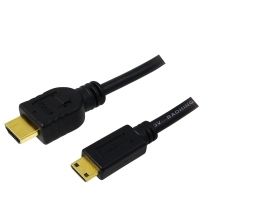 Logilink 2m HDMI cable type A male - HDMI mini Typ C 