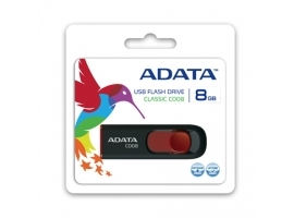 ADATA C008 8 GB  USB 2.0  Black Red