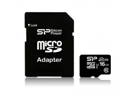 Silicon Power Elite 32GB MicroSDHC SD adapter