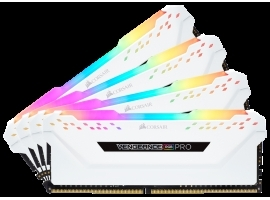 CORSAIR Vengeance RGB PRO Pamięć DDR4 32GB 4x8GB 3200MHz CL16 1.35V Biała