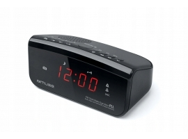 Muse Clock radio PLL M-12CR Black  Alarm function