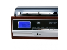 Camry Turntable CR 1168 Bluetooth  USB port  AUX in  Brown