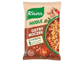 Knorr Nudle Ostry boczek 