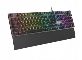 GENESIS THOR 400 RGB Gaming Keyboard  US Layout  Wired  Black Slate
