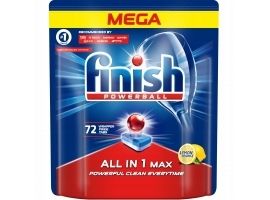 FINISH Tabletki All-in-1 Max 72 cytrynowe