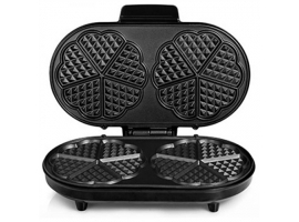 Tristar Waffle maker WF-2120 1200 W  Number of pastry 10  Heart shaped  Black