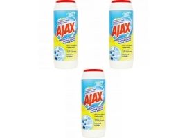 ZESTAW 3x Ajax proszek do czyszczenia 450g Cytrynowy