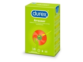 Durex prezerwatywy Arouser prążkowane 18 szt