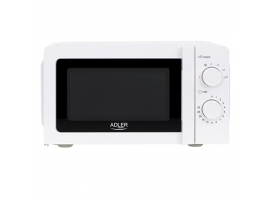 Adler Microwave Oven AD 6205 Free standing  700 W  White  5  Defrost  20 L