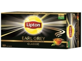 LIPTON Herbata Czarna Earl Grey 50 torebek