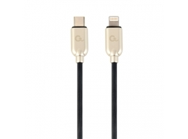 Gembird USB Type-C to 8-pin data & charging cable CC-USB2PD18-CM8PM-1M Black